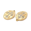 PVD Vacuum Plating 201 Stainless Steel with Rhinestone Pendants LS-STAS-J401-VC995-3