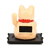 ABS Plastic Solar Powered Maneki-neko Figurines LS-DJEW-B017-01B-02-4