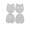 Owl Pattern Carbon Steel Cutting Dies Stencils PW-WG75330-01-1