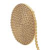 Nylon Braided Lace Ribbon SRIB-WH0006-25C-1