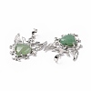 Natural Green Aventurine Pendants G-P496-04P-17-3