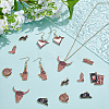 DIY Earrings/Necklaces Making Kits DIY-ME0001-85-4