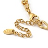201 Stainless Steel Bowknot Link Chain Bracelets LS-BJEW-G696-02G-3