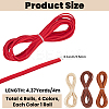 4Pcs 4 Colors Flat Faux Suede Cord OCOR-CL0001-06B-2