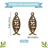 160Pcs Tibetan Style Alloy Pendants FIND-GO0003-04AB-2