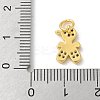 Brass Micro Pave Cubic Zirconia Pendants KK-P292-21A-G-3
