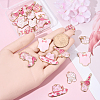 28Pcs 7 Styles Rack Plating Alloy Enamel Pendants ENAM-YW0004-86-5
