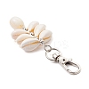 Natural Cowrie Shell Pendant Decorations HJEW-JM03096-02-4