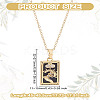 Brass with Cubic Zirconia Pendants Necklaces NJEW-LP0001-45H-G-2