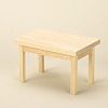 1/12 Dollhouse Miniature Wooden Table Model PW-WG70877-01-2