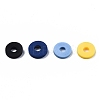 Handmade Polymer Clay Beads Strands CLAY-R089-6mm-T02B-33-3