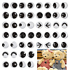 96Pcs 24 Style Glass Doll Craft Eyes Cabochons DIY-OC0011-83D-1
