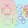 40Pcs UV Plating Acrylic Beads Frame MACR-SP0001-91-2