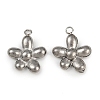 304 Stainless Steel Pendants STAS-I342-03P-1
