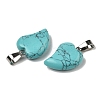 Synthetic Turquoise Pendants G-B127-11P-04-3