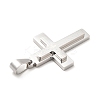 Non-Tarnish 304 Stainless Steel Pendants STAS-K244-04P-3
