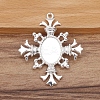 Alloy Cabochon Settings PW-WGAB9EB-12-4