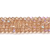 Transparent Electroplate Glass Beads Strands LS-EGLA-A039-T6mm-L12-1