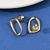 304 Stainless Steel Nuggets Stud Earrings EJEW-I320-17G-2