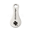Anti-Tarnish 201 Stainless Steel Big Pendants STAS-R002-07P-1