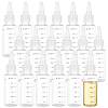 Plastic Needle Nose Graduated Bottles MRMJ-WH0002-24C-1