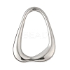 304 Stainless Steel Pendants STAS-V012-02P-1