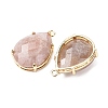 Natural Sunstone Pendants G-M431-10G-09-2