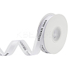 Happy Birthday Polyester Ribbons SRIB-WH0011-341B-1
