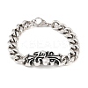 Stainless Steel Link Bracelets BJEW-D379-12ASP-2