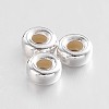Rondelle 925 Sterling Silver Spacer Beads STER-N013-01C-1