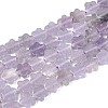 Natural Lavender Amethyst Beads Strands G-N257-24A-11-2