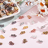 72Pcs 9 Colors Tibetan Style Zinc Alloy Tube Bails FIND-LP0002-62-3