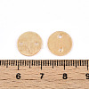 Spray Painted Natural Capiz Shell Connector Charms SSHEL-N039-03E-3