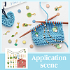 Green Plants Theme DIY Knitting Tool Sets HJEW-NB00149-5