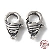925 Thailand Sterling Silver Lobster Claw Clasps STER-D003-47AS-3