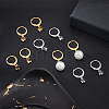 40Pcs 2 Colors 304 Stainless Steel Leverback Earring Findings STAS-UN0046-30-2