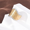 304 Stainless Steel Cuff Open Rings LS-RJEW-H266-04A-GP-3