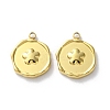 Ion Plating(IP) 304 Stainless Steel Pendants STAS-Z099-01G-03-1