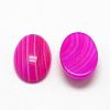 Natural Striped Agate/Banded Agate Cabochons G-R415-18x25-13-2