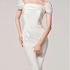 2Pcs 2 Style Flower Polyester Embroidery Appliques PATC-WR0001-01-5