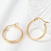 201 Stainless Steel Hoop Earrings EJEW-Q026-17G-A-5