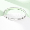 304 Stainless Steel Micro Pave Cubic Zirconia Hinged Bangles for Women BJEW-Z146-03P-1