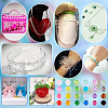 24 Colors Transparent Acrylic Beads TACR-PH0001-93A-5