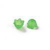 Transparent Acrylic Beads Caps X-PL543-9-5