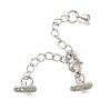 Brass Lobster Claw Clasps KK-K388-61P-1