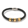 Braided Microfiber Leather Cord Bracelets BJEW-Q010-02A-4