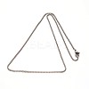 Tarnish Resistant 304 Stainless Steel Cable Chain Necklaces LS-NJEW-N0047-35-2