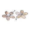 Natural Agate Big Pendants G-Q494-25P-02-2