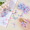 100Pcs 10 Colors Gradient Color Double Layer Fibre Tulle Ornament Accessories FIND-SC0005-79-3