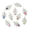 60Pcs 15 Colors Acrylic Pendants PALLOY-CJ00097-9